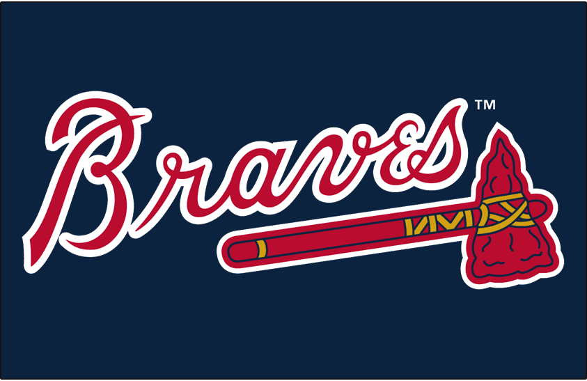 Atlanta Braves 2018-Pres Primary Dark Logo fabric transfer